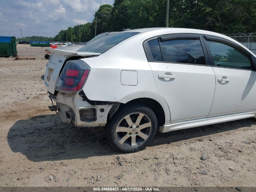3N1AB6AP2CL751768 2012 Nissan Sentra 2.0 Sr