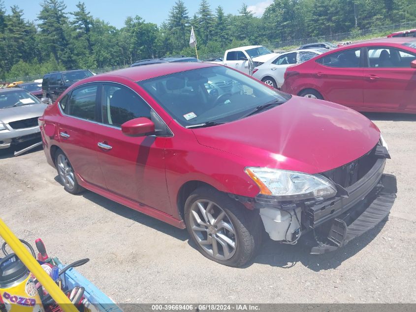 2013 Nissan Sentra Sr VIN: 3N1AB7APXDL732005 Lot: 39669406