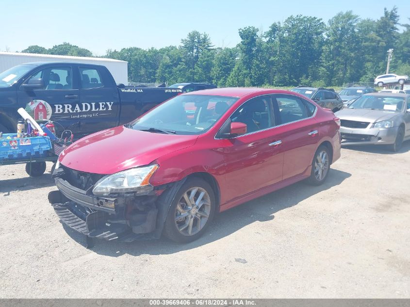 2013 Nissan Sentra Sr VIN: 3N1AB7APXDL732005 Lot: 39669406