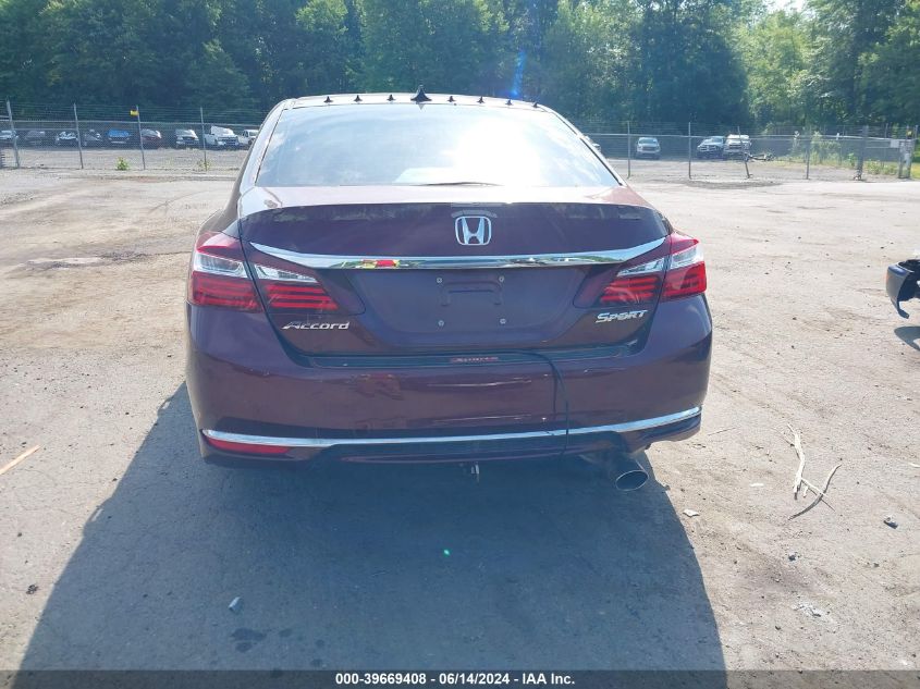 1HGCR2F33GA104035 | 2016 HONDA ACCORD