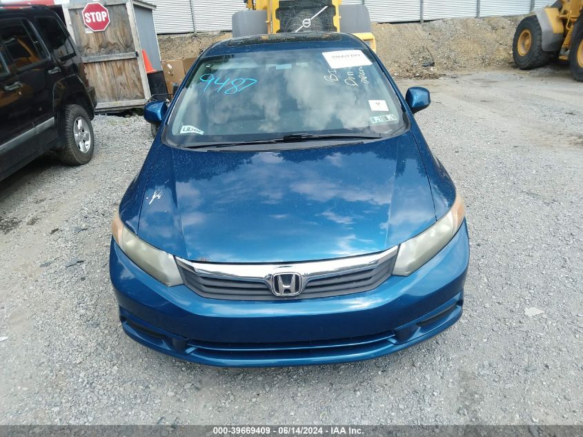 19XFB2F81CE359589 2012 Honda Civic Ex