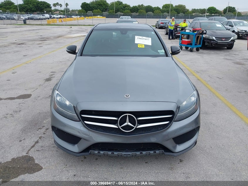2018 MERCEDES-BENZ C 300 VIN: WDDWF4JBXJR375736