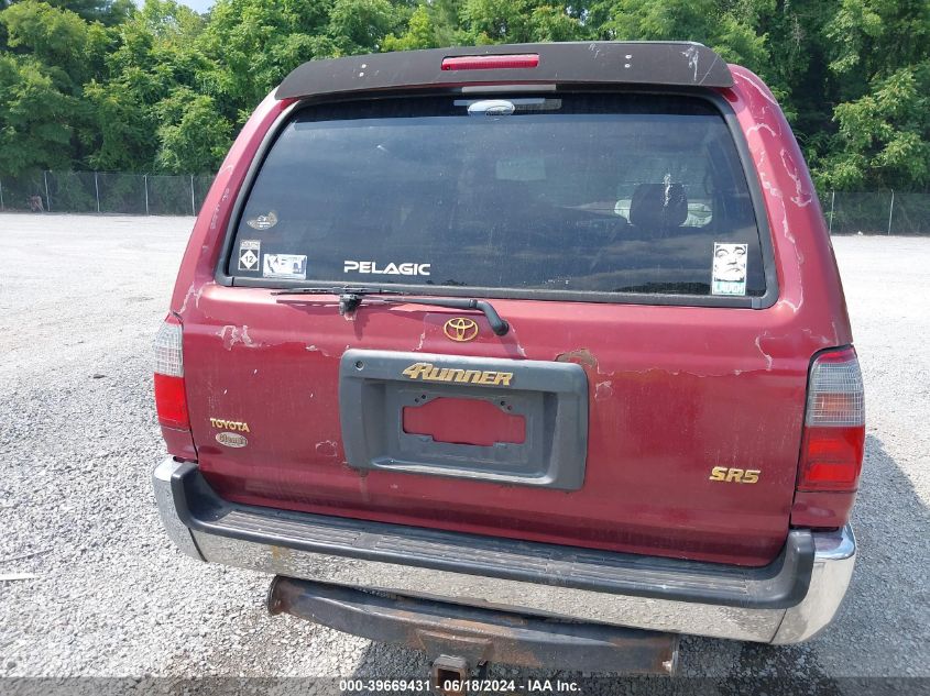 1997 Toyota 4Runner Sr5 V6 VIN: JT3HN86R0V0127755 Lot: 39669431