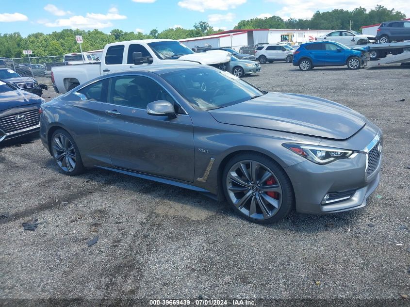 2018 Infiniti Q60 3.0T Red Sport 400 VIN: JN1FV7EL5JM630617 Lot: 39669439