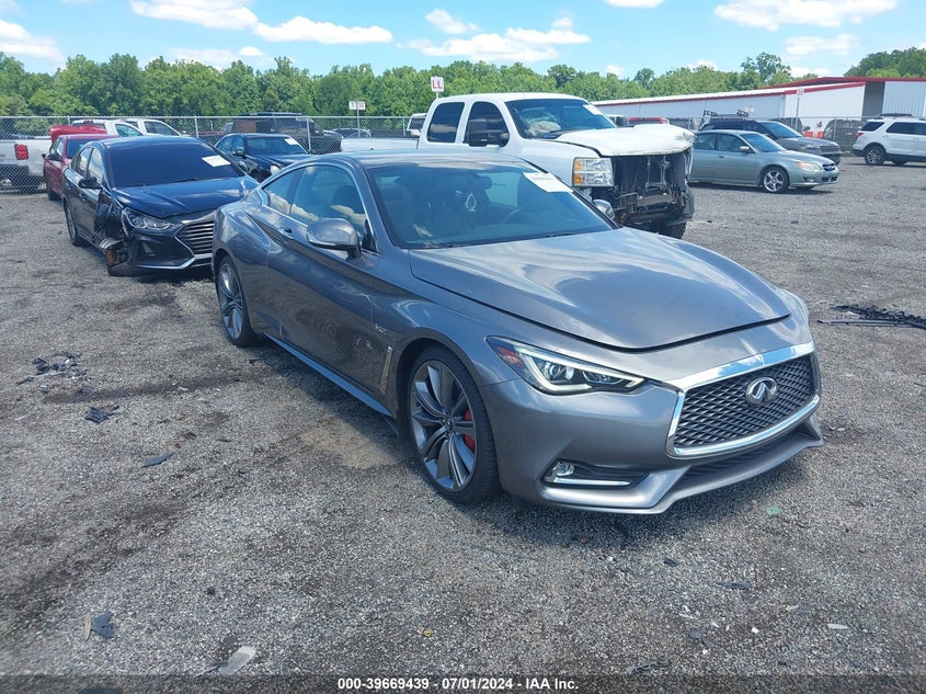 2018 Infiniti Q60 3.0T Red Sport 400 VIN: JN1FV7EL5JM630617 Lot: 39669439