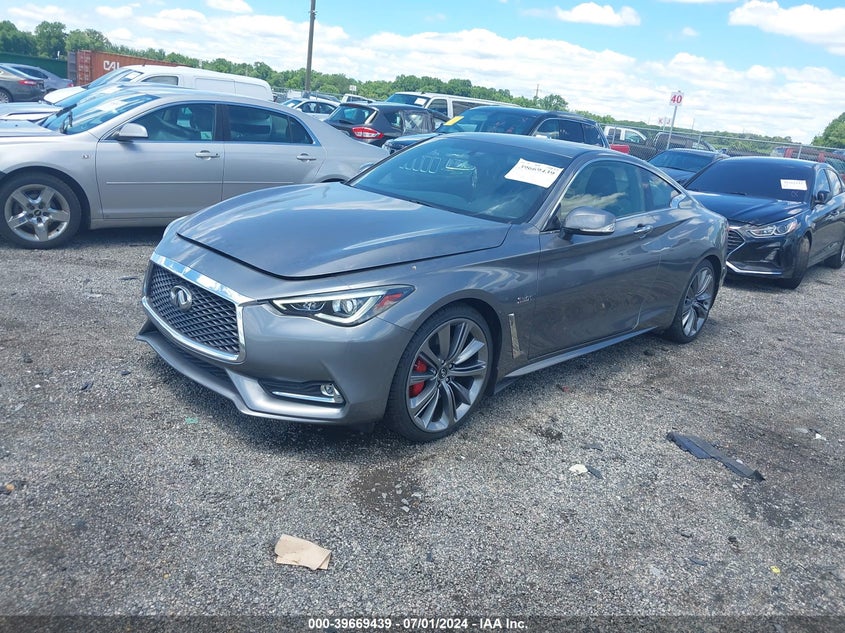 2018 Infiniti Q60 3.0T Red Sport 400 VIN: JN1FV7EL5JM630617 Lot: 39669439