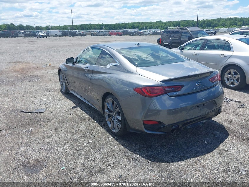 2018 Infiniti Q60 3.0T Red Sport 400 VIN: JN1FV7EL5JM630617 Lot: 39669439