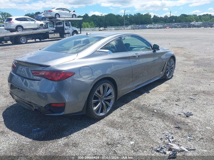 2018 Infiniti Q60 3.0T Red Sport 400 VIN: JN1FV7EL5JM630617 Lot: 39669439