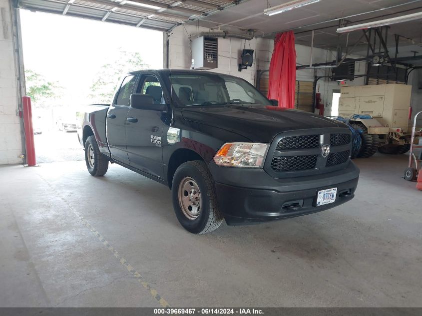 2019 Ram 1500 Classic Tradesman Quad Cab 4X4 6'4 Box VIN: 1C6RR7FG9KS645657 Lot: 39669467