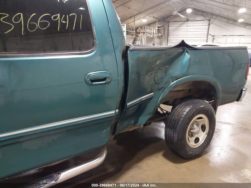 1998 Ford F-150 Lariat/Standard/Xl/Xlt VIN: 1FTRF18L9WNC20274 Lot: 39669471