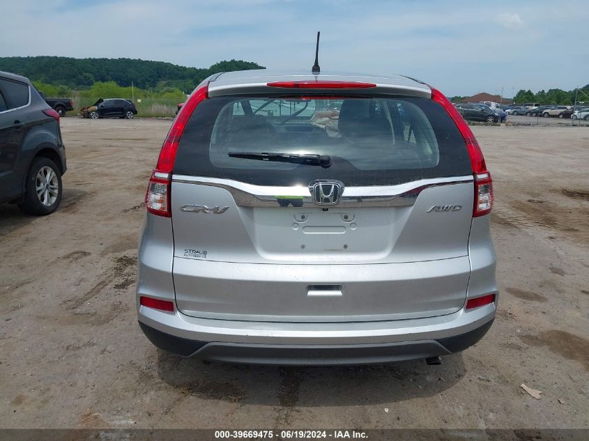 2015 Honda Cr-V Lx VIN: 5J6RM4H36FL011216 Lot: 39669475