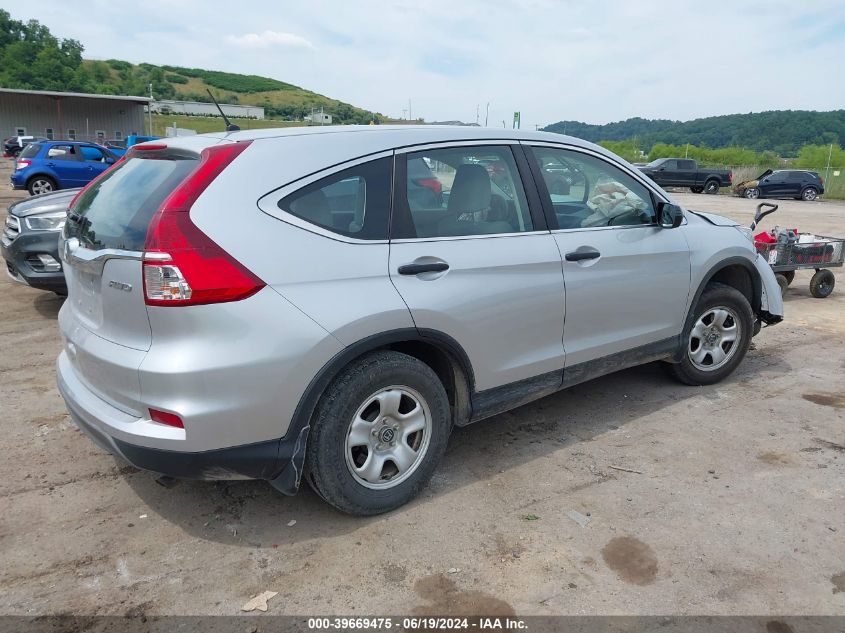 2015 Honda Cr-V Lx VIN: 5J6RM4H36FL011216 Lot: 39669475