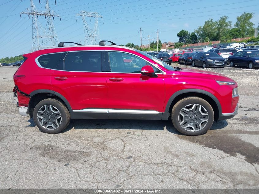 2023 Hyundai Santa Fe Hybrid Sel Premium VIN: 5NMS3DA15PH012279 Lot: 39669482