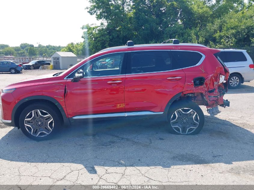 2023 Hyundai Santa Fe Hybrid Sel Premium VIN: 5NMS3DA15PH012279 Lot: 39669482