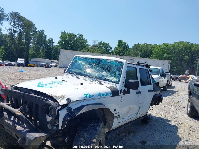 2014 Jeep Wrangler Unlimited Sport VIN: 1C4HJWDG9EL235481 Lot: 39669491