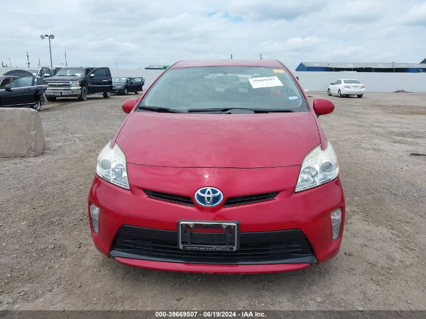 2014 Toyota Prius Three VIN: JTDKN3DU1E0385214 Lot: 39669507