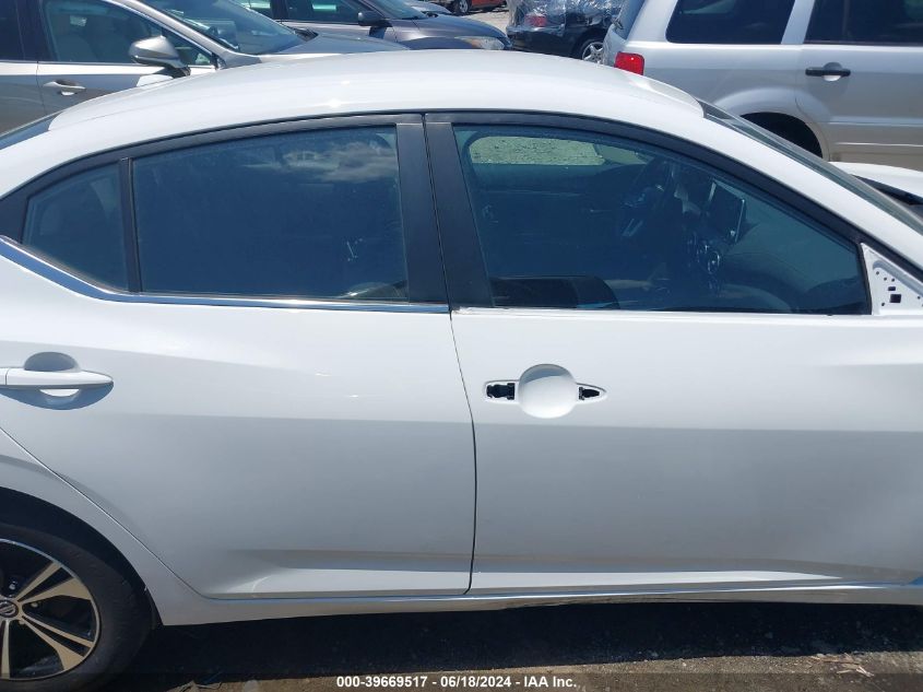 2022 Nissan Sentra Sv Xtronic Cvt VIN: 3N1AB8CV9NY250101 Lot: 39669517