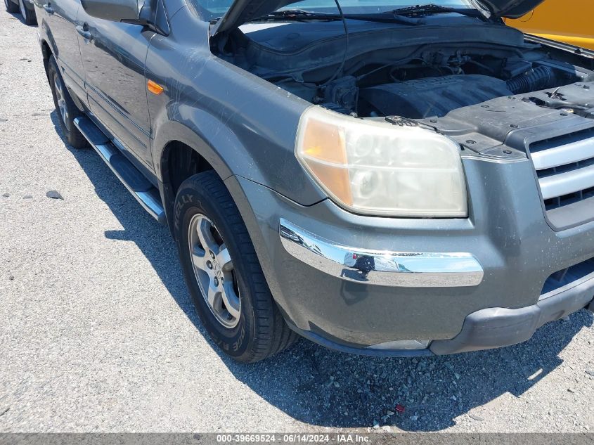 2007 Honda Pilot Ex-L VIN: 5FNYF18667B018529 Lot: 39669524