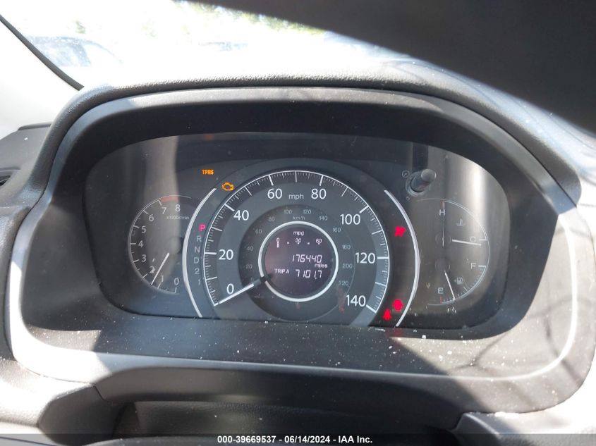 2013 Honda Cr-V Lx VIN: 2HKRM4H33DH615331 Lot: 39669537