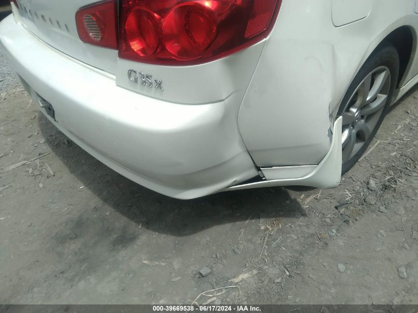 2006 Infiniti G35X VIN: JNKCV51F26M609945 Lot: 39669538