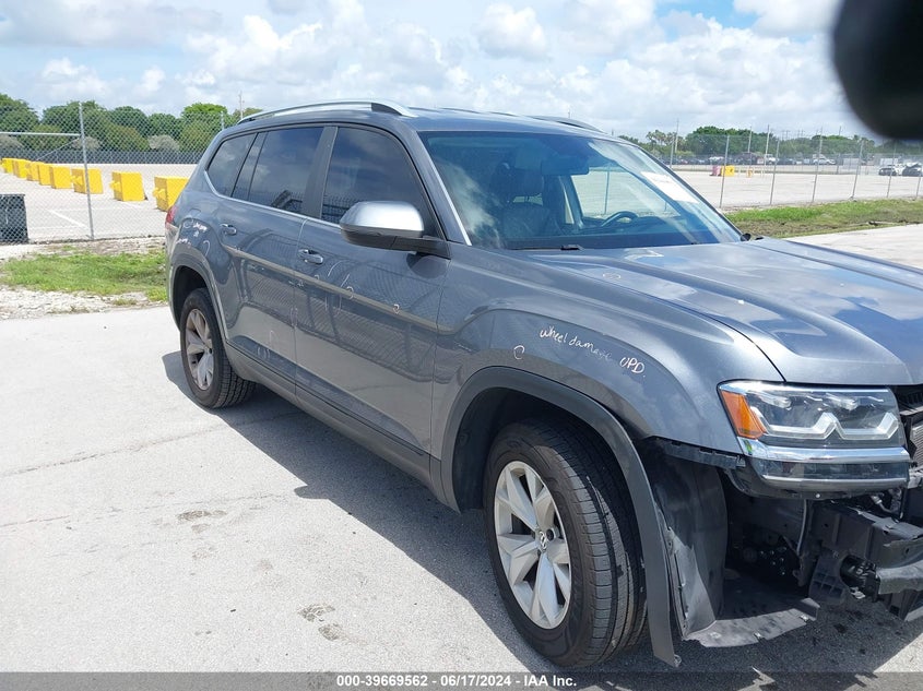 2019 VOLKSWAGEN ATLAS VIN: 1V2DR2CA5KC589005