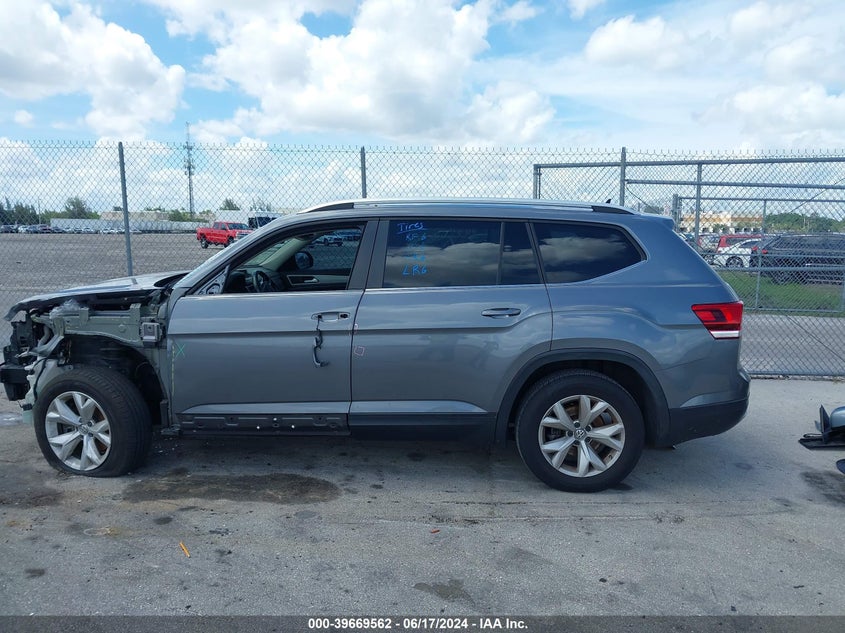 2019 VOLKSWAGEN ATLAS VIN: 1V2DR2CA5KC589005