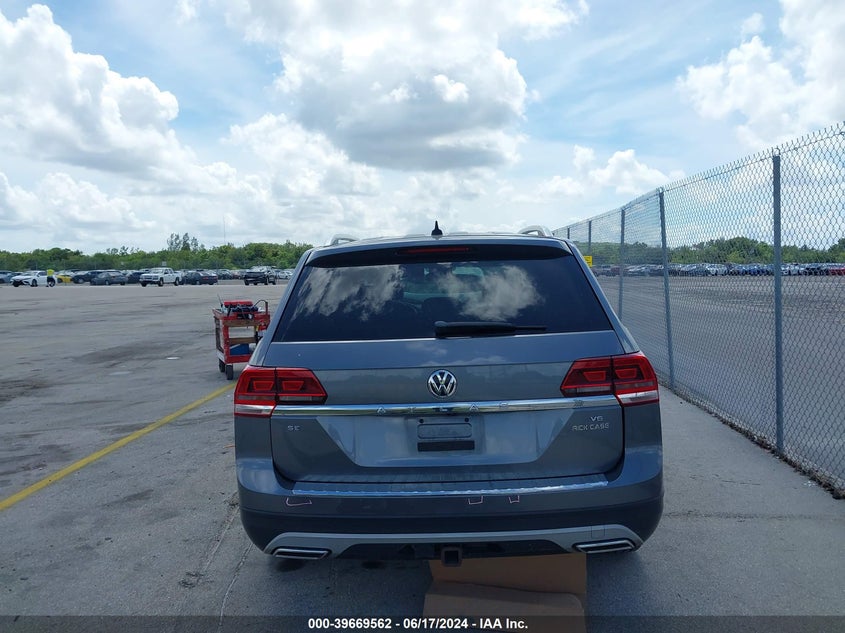 2019 VOLKSWAGEN ATLAS VIN: 1V2DR2CA5KC589005