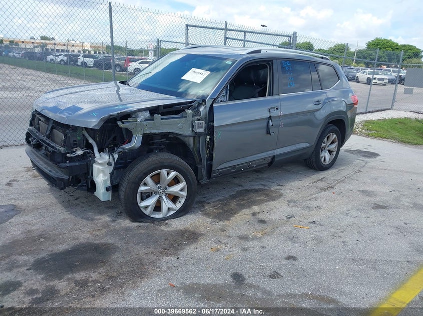 2019 VOLKSWAGEN ATLAS VIN: 1V2DR2CA5KC589005