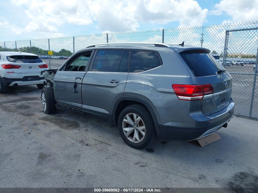 2019 VOLKSWAGEN ATLAS VIN: 1V2DR2CA5KC589005
