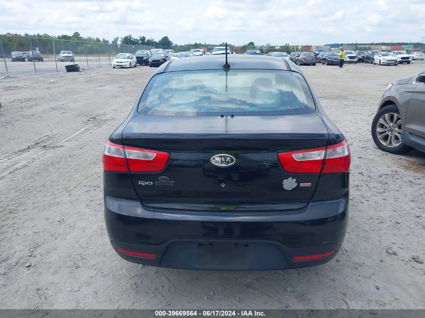 2012 Kia Rio Lx VIN: KNADM4A33C6077420 Lot: 39669564