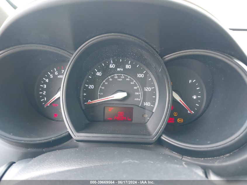 2012 Kia Rio Lx VIN: KNADM4A33C6077420 Lot: 39669564