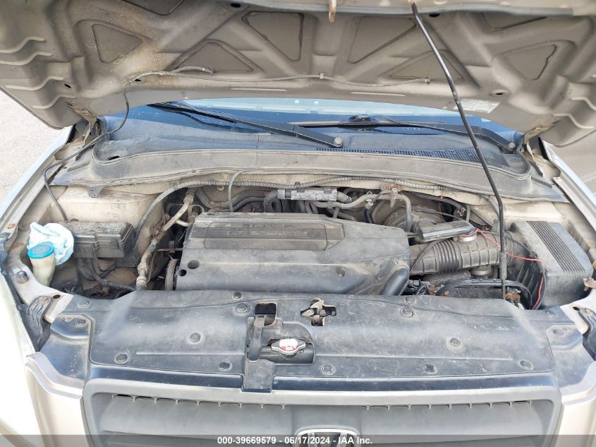 2003 Honda Pilot Ex-L VIN: 2HKYF18573H592463 Lot: 39669579