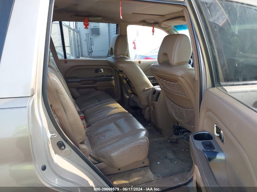 2003 Honda Pilot Ex-L VIN: 2HKYF18573H592463 Lot: 39669579