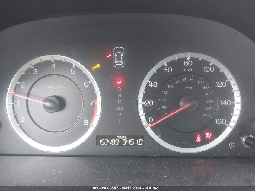 2011 Honda Accord 2.4 Se VIN: 1HGCP2F69BA097102 Lot: 39669587