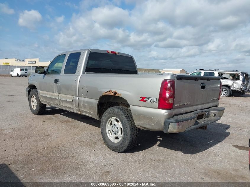 2003 Chevrolet Silverado 1500 Ls VIN: 2GCEK19TX31106404 Lot: 39669593