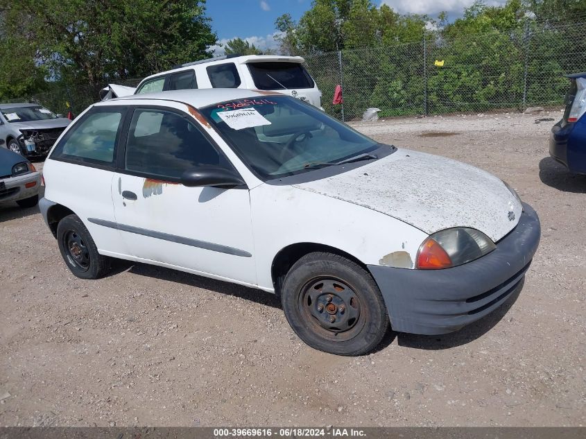 1998 Chevrolet Metro VIN: 2C1MR2265W6734778 Lot: 39669616