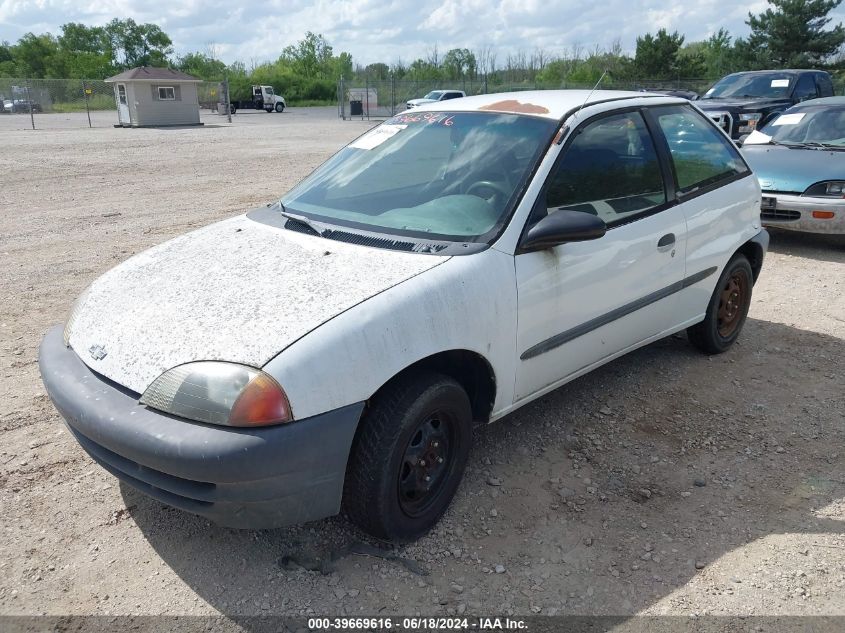 1998 Chevrolet Metro VIN: 2C1MR2265W6734778 Lot: 39669616