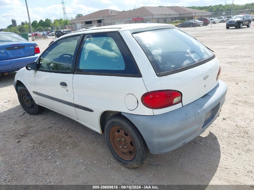 1998 Chevrolet Metro VIN: 2C1MR2265W6734778 Lot: 39669616