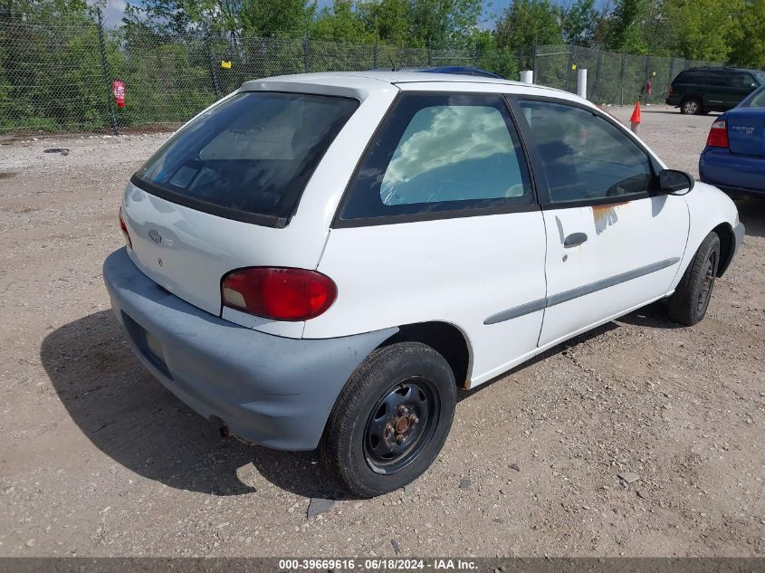 1998 Chevrolet Metro VIN: 2C1MR2265W6734778 Lot: 39669616