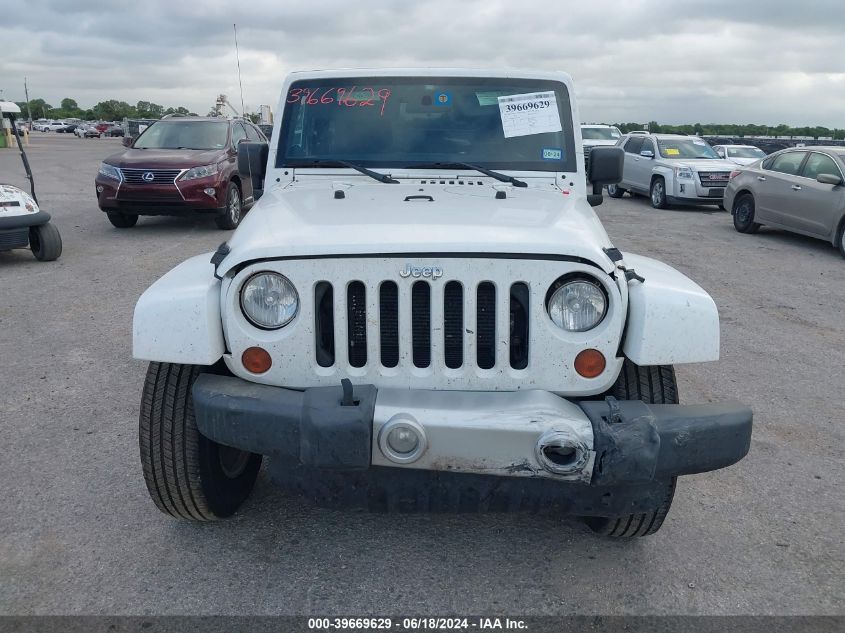 2012 Jeep Wrangler Sahara VIN: 1C4AJWBG5CL201944 Lot: 39669629
