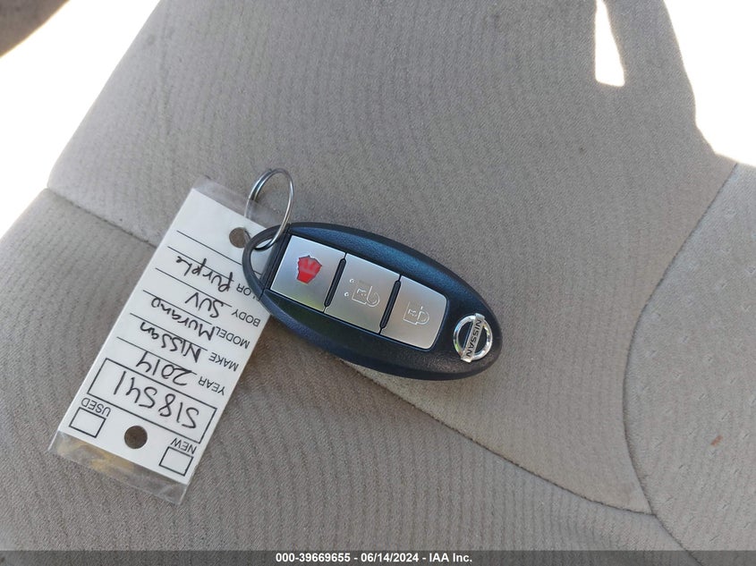 2014 Nissan Murano Sv VIN: JN8AZ1MW4EW518541 Lot: 39669655