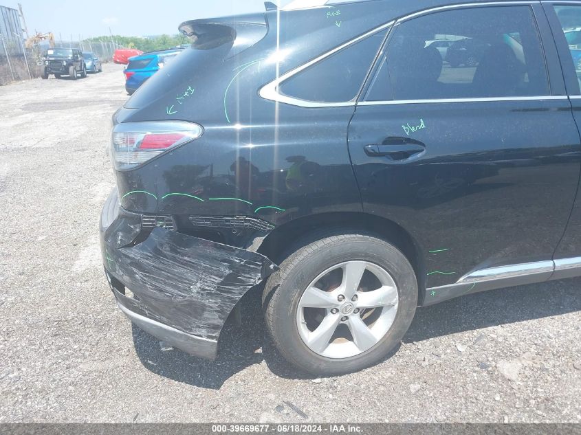 2010 Lexus Rx 350 VIN: 2T2BK1BA7AC015435 Lot: 39669677
