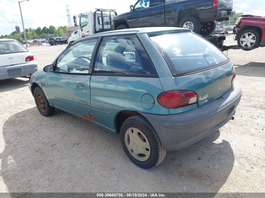 1996 Geo Metro Lsi VIN: 2C1MR2266T6769308 Lot: 39669705