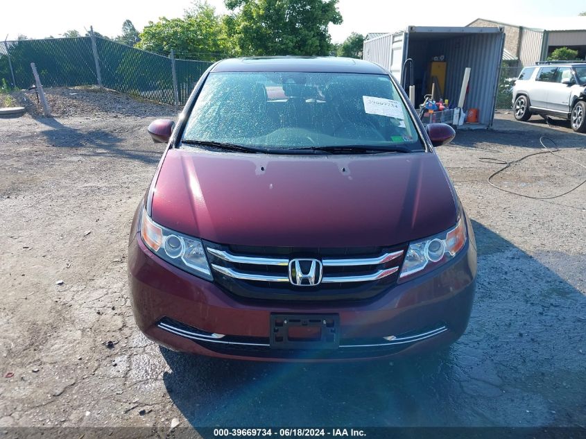 2017 Honda Odyssey Ex-L VIN: 5FNRL5H64HB010760 Lot: 39669734