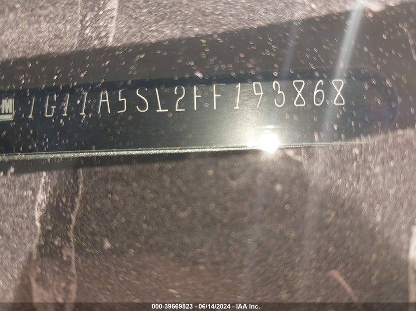 2015 CHEVROLET MALIBU 1FL - 1G11A5SL2FF193868