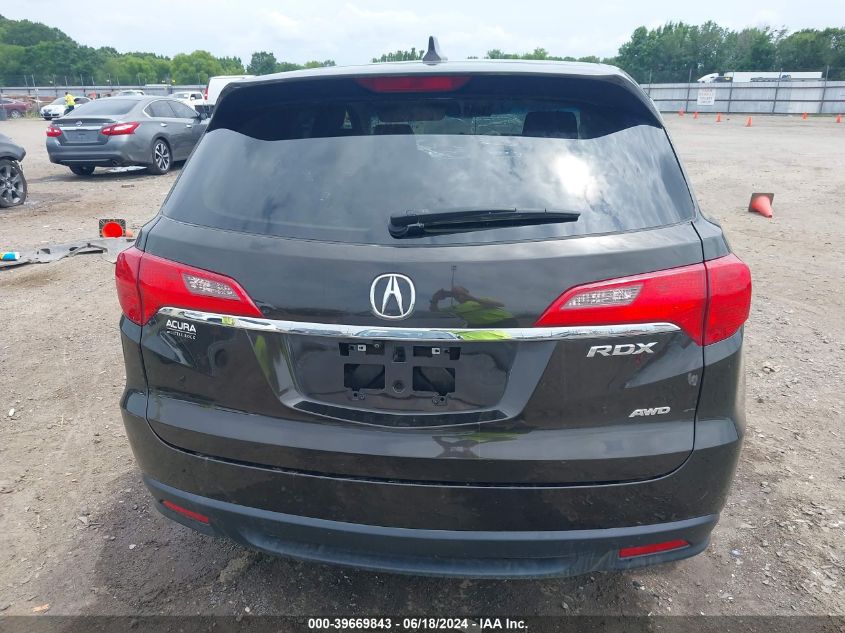 2015 Acura Rdx VIN: 5J8TB4H32FL029974 Lot: 39669843