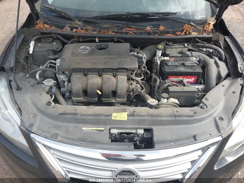 2014 Nissan Sentra Sv VIN: 3N1AB7APXEL679419 Lot: 39669845