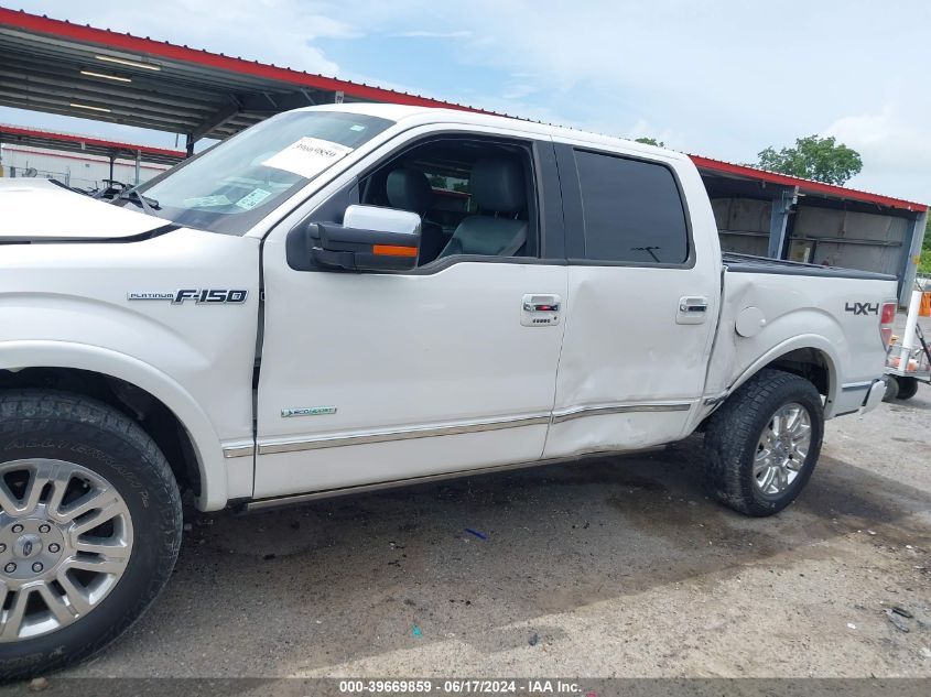 2012 Ford F-150 Platinum VIN: 1FTFW1ET3CFB45195 Lot: 39669859