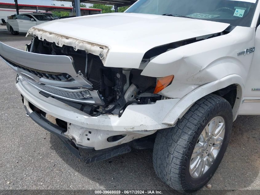 2012 Ford F-150 Platinum VIN: 1FTFW1ET3CFB45195 Lot: 39669859