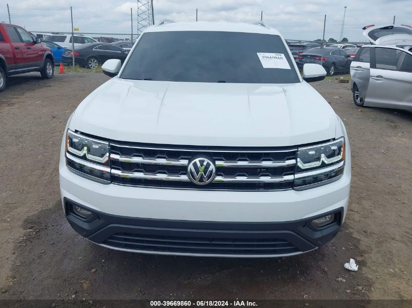 2019 Volkswagen Atlas 3.6L V6 Se VIN: 1V2DR2CA7KC549668 Lot: 39669860